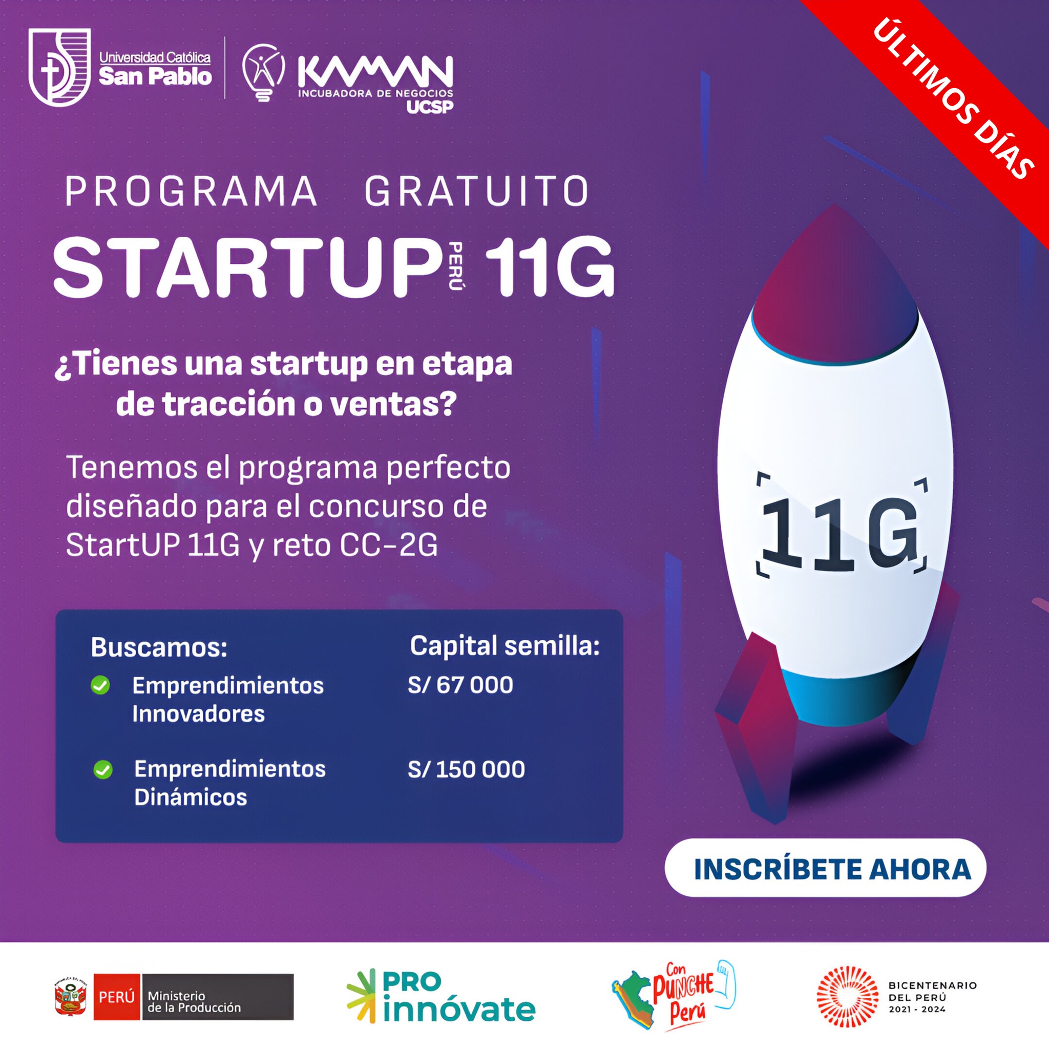 Emprendimientos Dinámicos 11G: Impulsa el Crecimiento de tu Startup Innovadora